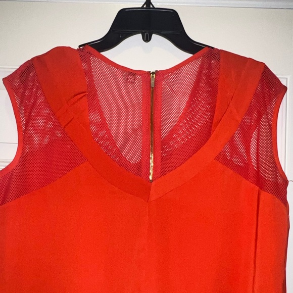 Women's Orange Sleeveless Top - Picture 2 of 2